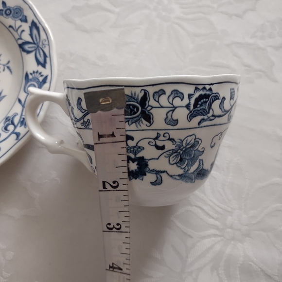 Vintage Dining Harmony House Blue Nikko Japan 2 Piece Tea